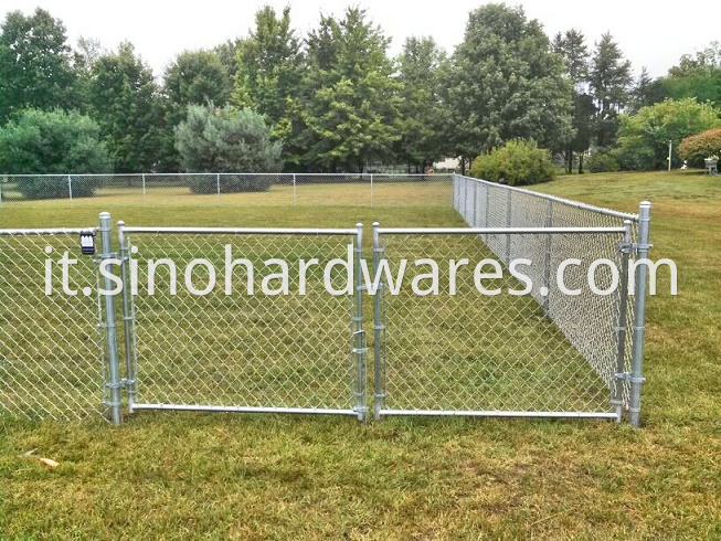 diamond chain link fence